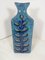 Italian Vase in Blue with Leaf Decoration from Bitossi, 1960s, Image 1