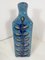 Italian Vase in Blue with Leaf Decoration from Bitossi, 1960s, Image 6