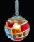 Globe Hängelampe aus Murano Glas von Carlon Nason für Mazzega, 1970er 5
