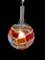 Globe Hängelampe aus Murano Glas von Carlon Nason für Mazzega, 1970er 3