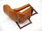 Chaise Scandinave en Cuir, 1970s 11