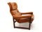 Scandinavian Leather Chair, 1970s 4