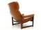 Chaise Scandinave en Cuir, 1970s 8