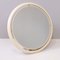 Vintage Regency Hollywood Mirror in White with Facet Cut 7