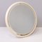 Vintage Regency Hollywood Mirror in White with Facet Cut 1