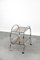 Vintage Bar Cart Chrome & Smoked Glass from Ikea, 1970s, Image 5