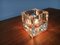 Vintage German Glass TA 14 Cube Table Lamp from Peill & Putzler, 1970s 5