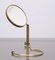 Mid-Century French Brass Table or Wall Mirror, Image 7