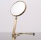 Mid-Century French Brass Table or Wall Mirror, Image 1