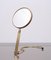 Mid-Century French Brass Table or Wall Mirror, Image 10