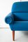 Danish Blue Sofa in Teak, Image 4