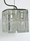 Clear Murano Glass Pendant Lamp from Poliarte, 1970s, Image 5