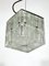 Lampe à Suspension en Verre de Murano Transparent de Poliarte, 1970s 11