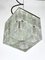 Clear Murano Glass Pendant Lamp from Poliarte, 1970s, Image 2