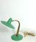 Mid-Century Modern Italian Brass and Green Lacquer Table Lamp, 1950s, Image 13