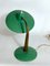 Mid-Century Modern Italian Brass and Green Lacquer Table Lamp, 1950s 6