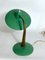 Mid-Century Modern Italian Brass and Green Lacquer Table Lamp, 1950s, Image 6