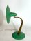 Mid-Century Modern Italian Brass and Green Lacquer Table Lamp, 1950s, Image 7