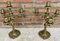 French Louis XVI Style 4-Light Candelabras in Gilt Bronze, Set of 2 4
