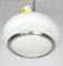 White Acrylic and Aluminum Ceiling Lamp by Stilux Milano, 1960s 10