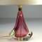 Murano Sommerso Glas Lampe, 1960er 3