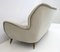 Mid-Century Modern Velvet Sofa by Gio Ponti for Isa, 1950s, Image 8