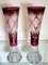 Art Deco French Cut and Grinded Lead Crystal Vases in the Style of Saint Louis, Set of 2 4