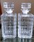 Bottiglie in cristallo molate a mano, Italia, set di 2, Immagine 5