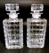 Italian Cut and Polished by Hand Ground Crystal Bottles, Set of 2 4