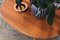 Danish Solid Teak Oval Coffee Table, Image 4