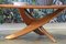 Danish Solid Teak Oval Coffee Table 7