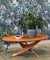 Danish Solid Teak Oval Coffee Table, Image 6