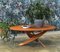 Danish Solid Teak Oval Coffee Table, Image 9