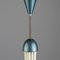 Mid-Century Italian Spider Sputnic-Design Pendant Chandelier with 12 Curved Arms, 1950s 6