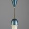 Mid-Century Italian Spider Sputnic-Design Pendant Chandelier with 12 Curved Arms, 1950s, Image 6