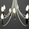 Mid-Century Italian Spider Sputnic-Design Pendant Chandelier with 12 Curved Arms, 1950s 4