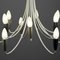 Mid-Century Italian Spider Sputnic-Design Pendant Chandelier with 12 Curved Arms, 1950s, Image 4