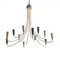 Mid-Century Italian Spider Sputnic-Design Pendant Chandelier with 12 Curved Arms, 1950s 1