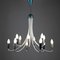 Mid-Century Italian Spider Sputnic-Design Pendant Chandelier with 12 Curved Arms, 1950s 3