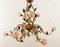 Wrought Iron Chandelier with Vitri in Pink Murano, Image 2