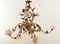 Lámpara de araña de hierro forjado con Vitri de Murano rosa, Imagen 10