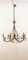 Lámpara de araña de hierro forjado con seis velas, Imagen 1