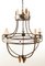 Lámpara de araña medieval de hierro forjado, Imagen 7