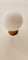 Ottone Wall Lamp with Opal White Sphere, Image 14