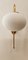 Ottone Wandlampe mit Ovalem Weißem Glas 6