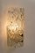 Wandlampen mit Glasschirm von JT Kalmar, 1950er, 2er Set 6