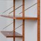 Danish Teak Two Bay Modular Shelving System with Desk by Poul Cadovius for Cado, 1960s, Image 11