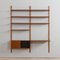 Danish Teak Two Bay Modular Shelving System with Desk by Poul Cadovius for Cado, 1960s, Image 8