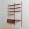 Danish Teak Two Bay Modular Shelving System with Desk by Poul Cadovius for Cado, 1960s 2