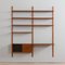 Danish Teak Two Bay Modular Shelving System with Desk by Poul Cadovius for Cado, 1960s, Image 9
